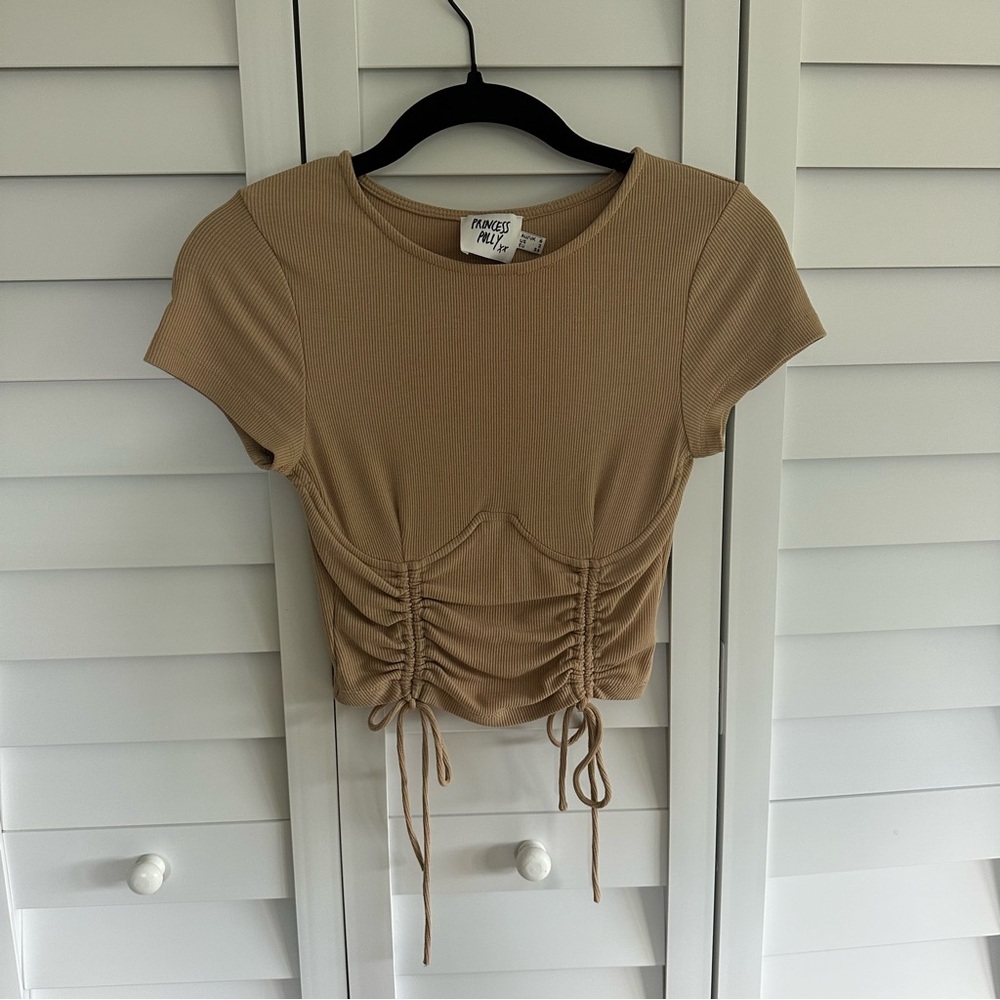 Brown Princess Polly top